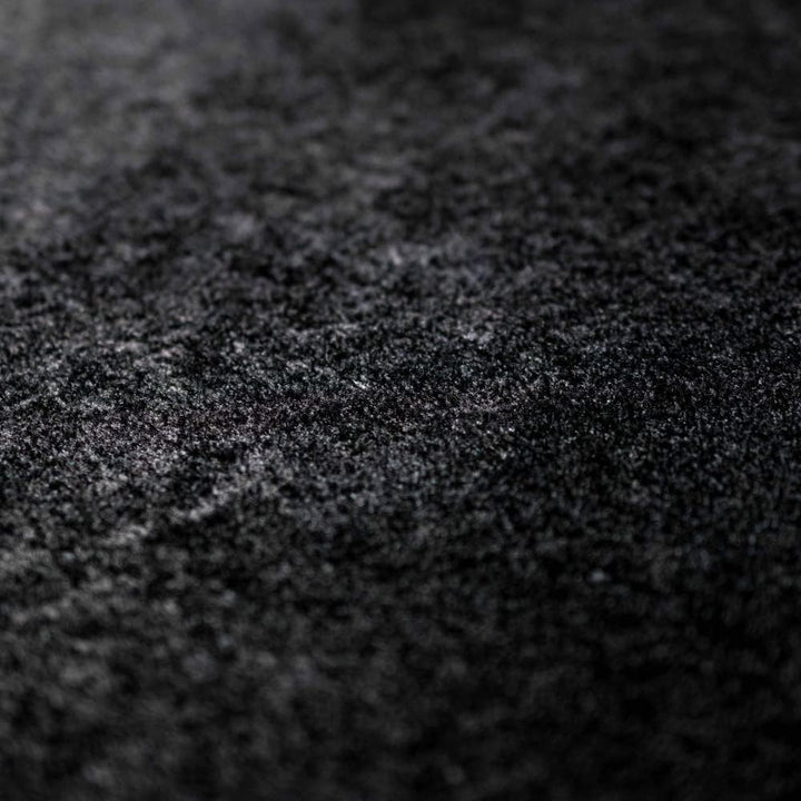 Teppich-Traum Badezimmerteppich mit weichem Flor | Badezimmer Flokati waschbar | in schwarz, Grösse