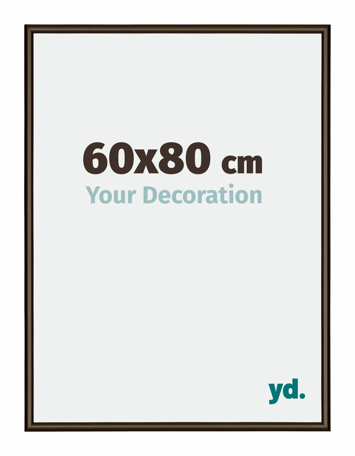 yd. Your Decoration - Bilderrahmen 60x80 cm - Bilderrahmen aus Aluminium mit Acrylglas - Antireflex