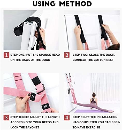 KimDaro Taille Rücken Bein Stretch Strap/Yoga Fitness Band Bein Stretching Assist Trainer Yoga Stret