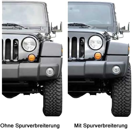 Hofmann Spurverbreiterung (4x) Aluminium 30mm pro Scheibe / 60mm pro Achse incl. Teilegutachten
