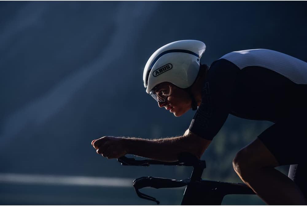 ABUS Zeitfahrhelm GameChanger TT - Aerodynamischer Fahrradhelm mit optimalen Ventilationseigenschaft