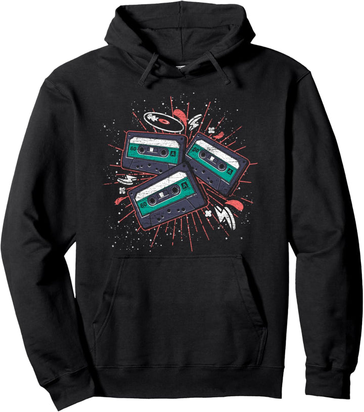 Vintage Kassetten 80er Musik 1980 Pullover Hoodie