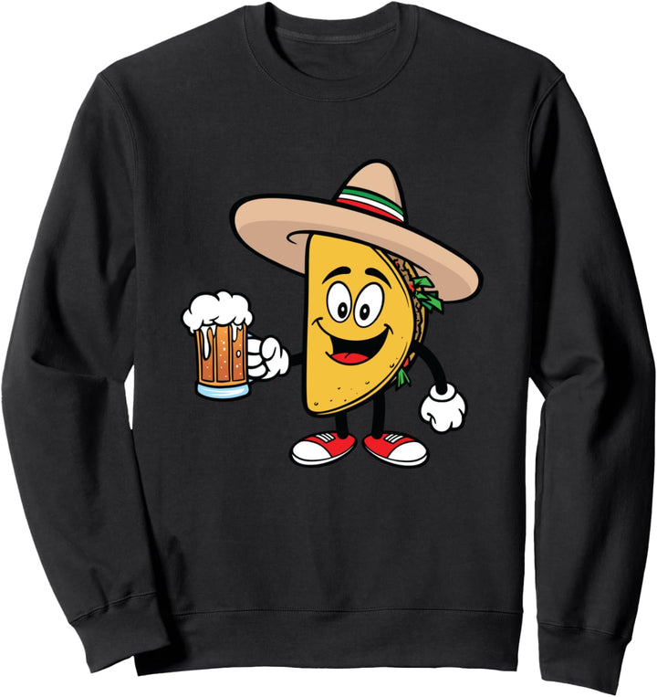 Taco und Bier Sweatshirt