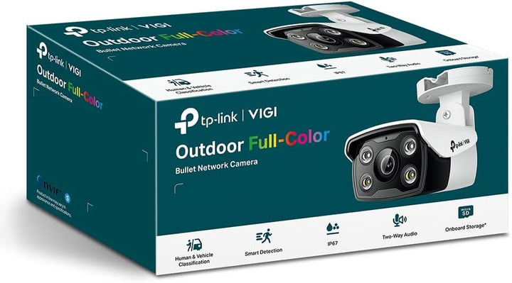 TP-Link VIGI C330 2,8 mm Objektiv Smart Outdoor Sicherheitskamera | 3 MP HD Vollfarb-Netzwerkkamera