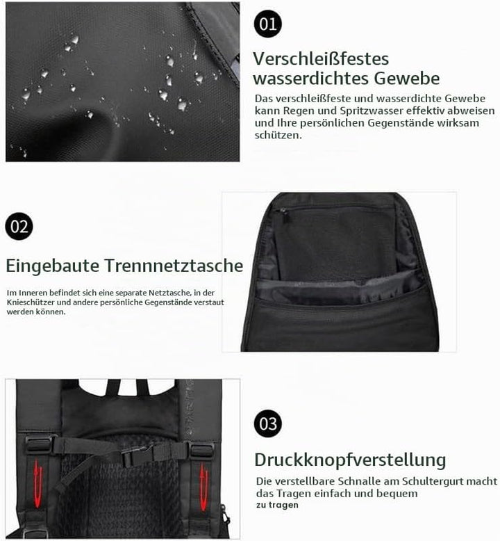 Motorrad Rucksack,Motorradrucksack,40L,Rucksack Motorrad,Rucksack Wasserdicht Motorrad,Grosse Kapazi