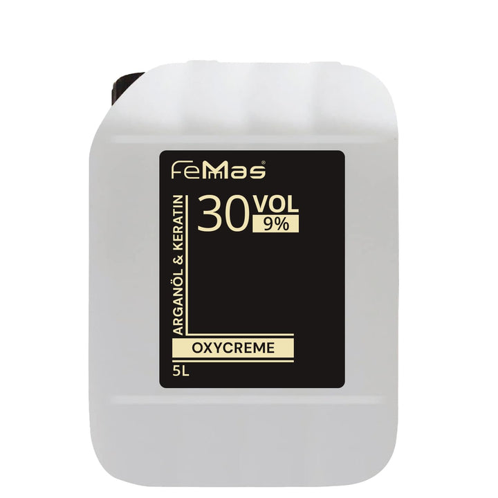 FemMas Oxycreme in 9% 5000 ml I Oxidationsmittel zum Haare färben & Tönen I Leichte Anwendung & opti