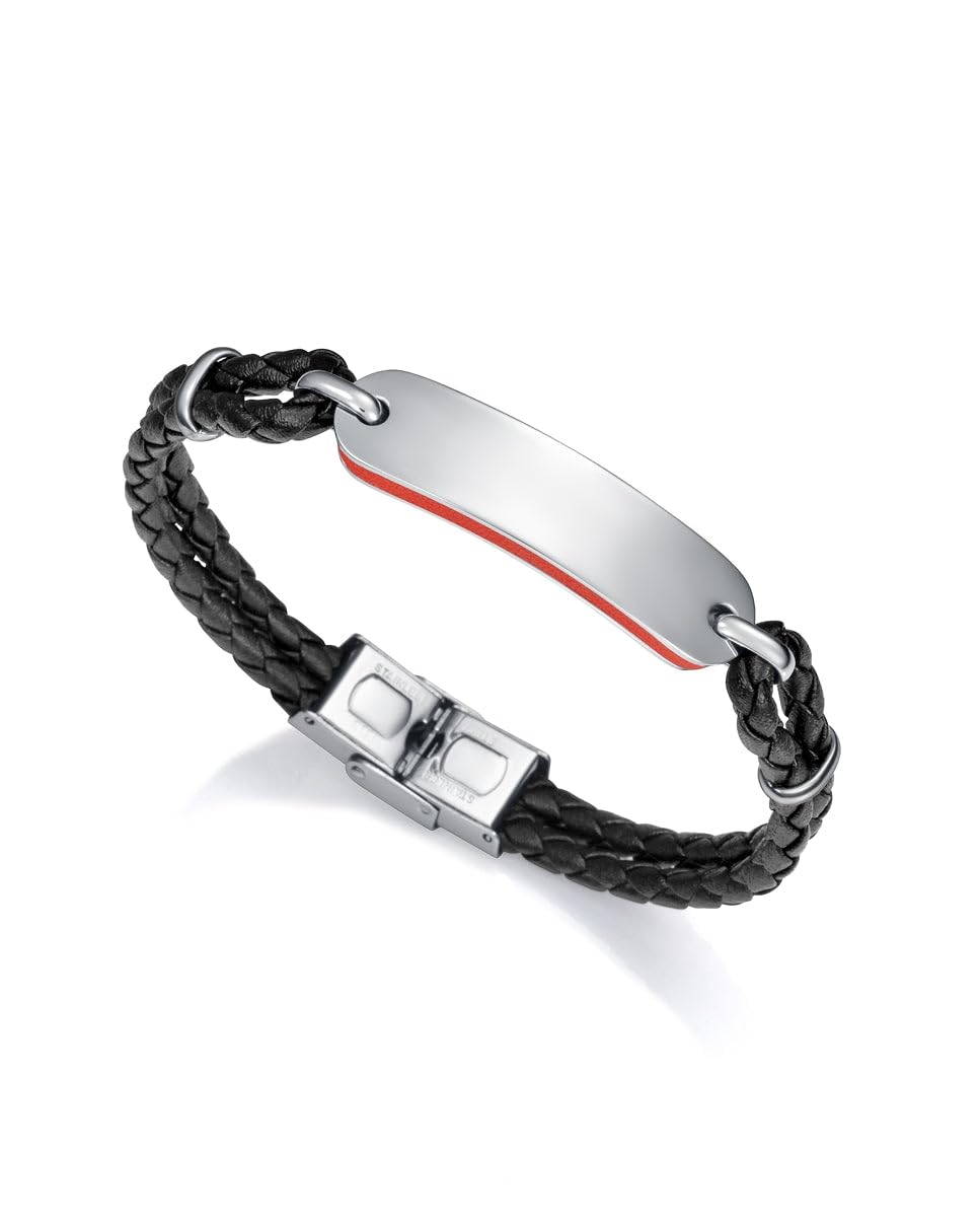 Viceroy Pulsera Magnum 15107P01010 piel y acero