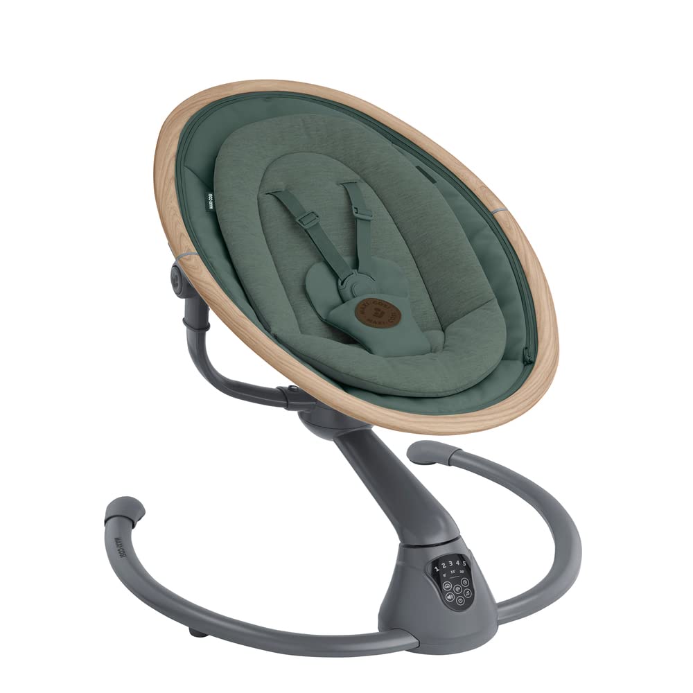 Maxi-Cosi Cassia Babywippe Elektrisch, 0–6 Monate, max. 9 kg, Babyschaukel Elektrisch, 12 Melodien,