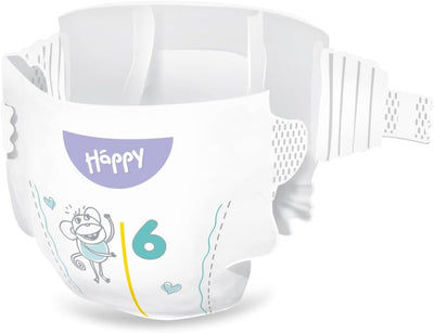 bella baby Happy Windeln Gr.6 Junior Extra 15+ kg HAPPY BOX 96 Stück Grösse 6 (96 Stück), Grösse 6 (