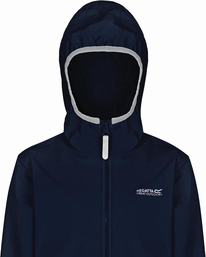 Regatta Jungen Lever Ii wasserdichte Jacke 14 Jahre Moonlight Denim, 14 Jahre Moonlight Denim