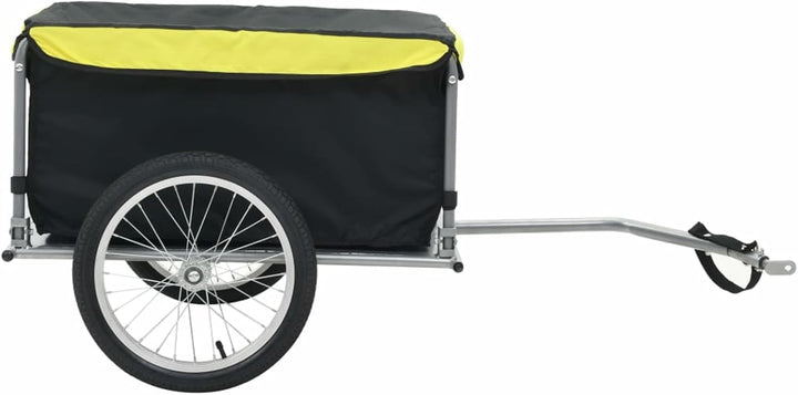 GuyAna Fahrrad-Lastenanhänger Schwarz und Gelb 65 kg FahrradanhäNger Hunde