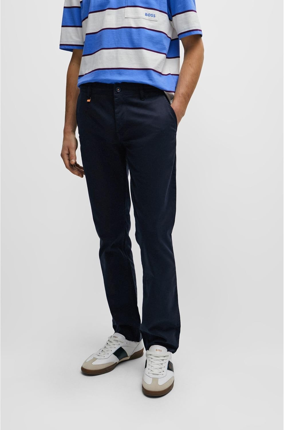 BOSS Herren Schino-Slim D Hose New - Dark Blue404 34W / 34L, New - Dark Blue404 34W / 34L