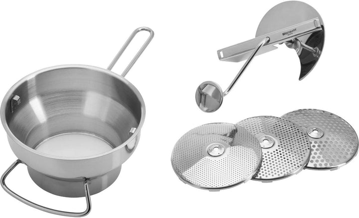 Westmark Passiermaschine/Passiersieb/Passe-vite mit 3 Lochscheiben, Rostfreier Edelstahl, Finoletta,