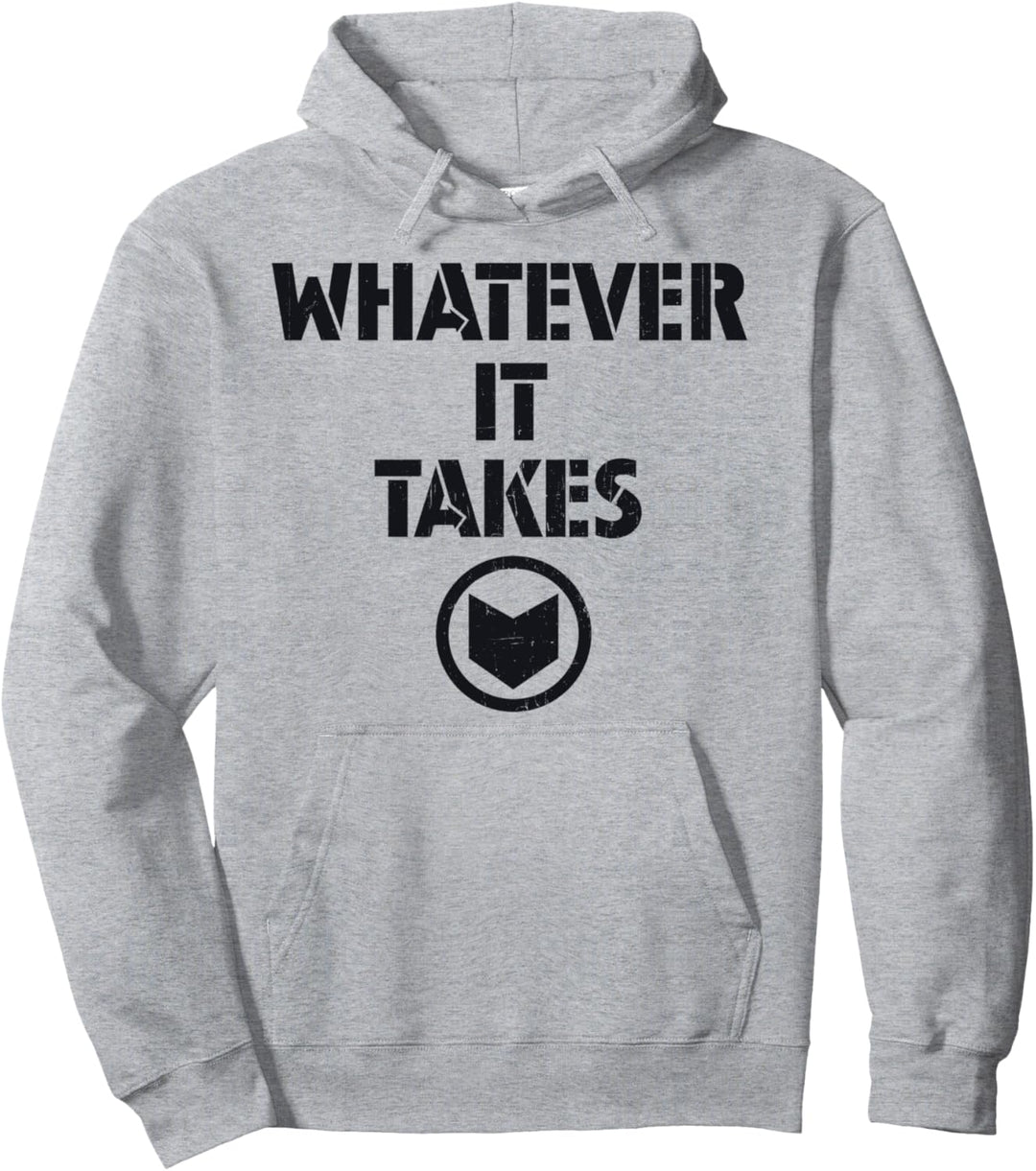 Marvel Avengers Endgame Whatever It Takes Hawkeye Logo Pullover Hoodie
