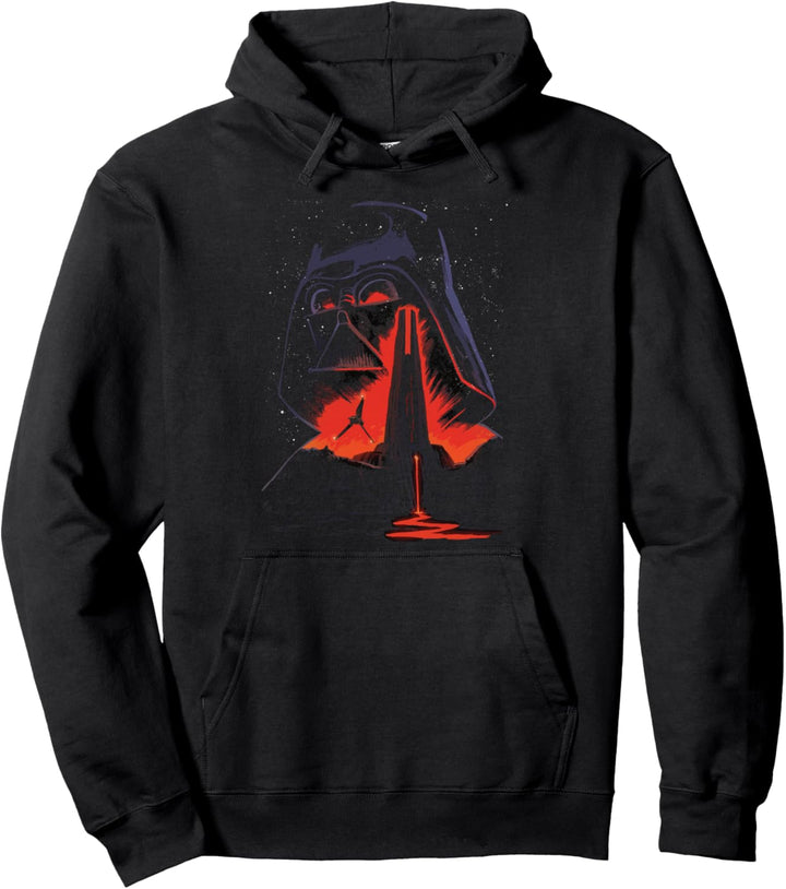 Star Wars Darth Vader Mustafar Poster Pullover Hoodie