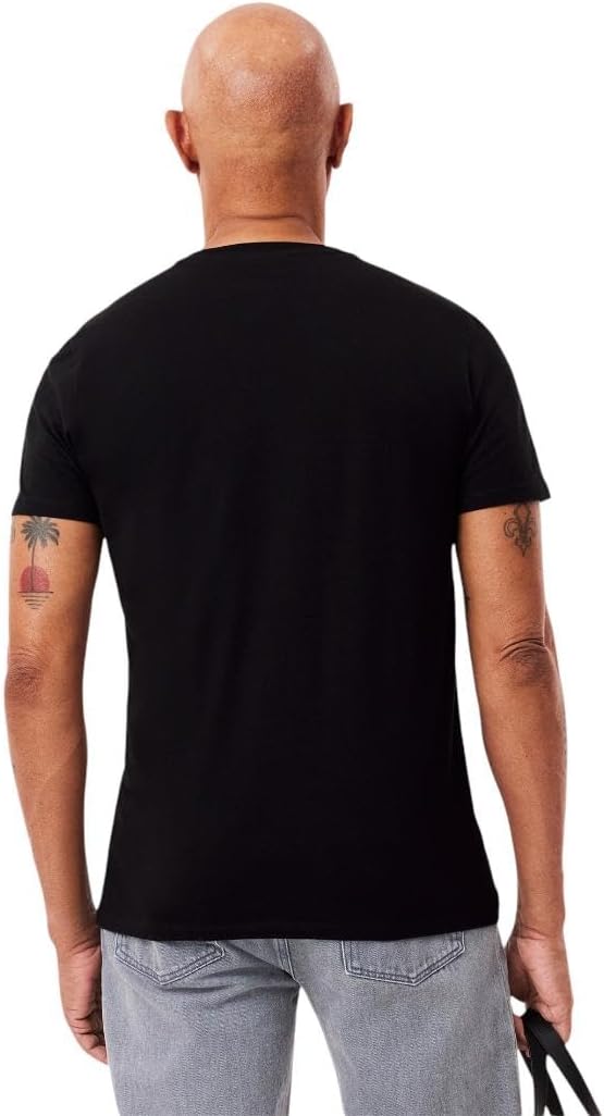 Lacoste Herren Long Sleeve V Neck T-Shirt T-Shirt (1er Pack) XS Schwarz, XS Schwarz
