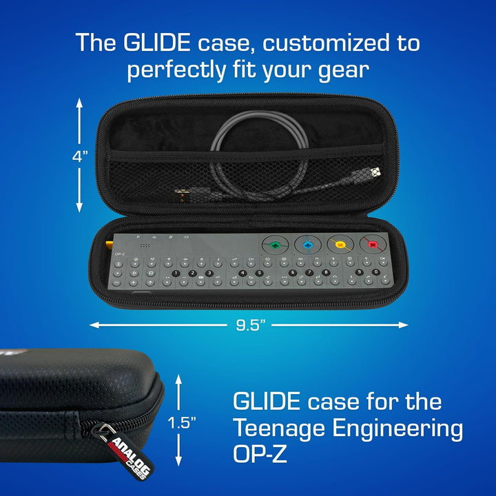 Analog Cases GLIDE Case für Teenage Engineering OP-Z oder vergleichbare Synthesizer (Transporttasche