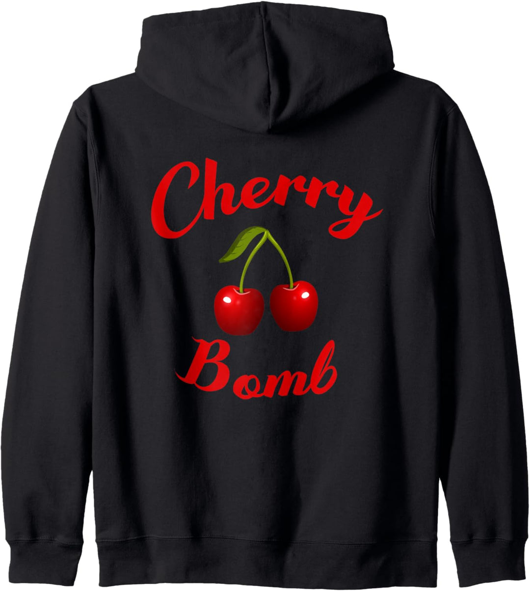 Süsses CHERRY BOMB Retro Kirsche 70er Vintage Style Geschenk Kapuzenjacke