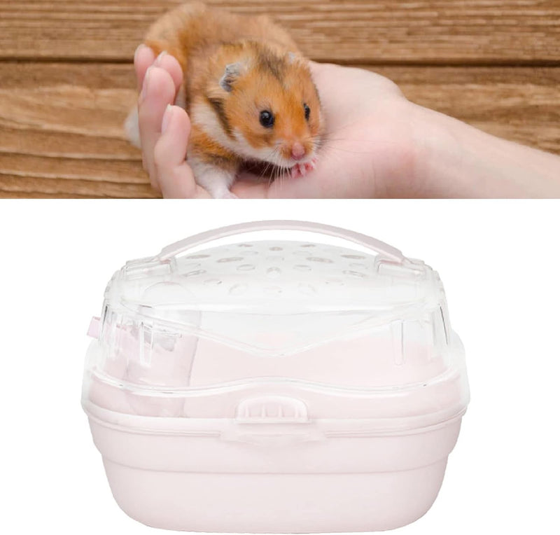 Hamster Travel Cage Hamster Carrier Tragbare Leichte Tragetasche für Kleintiere für Reisen Im Freien