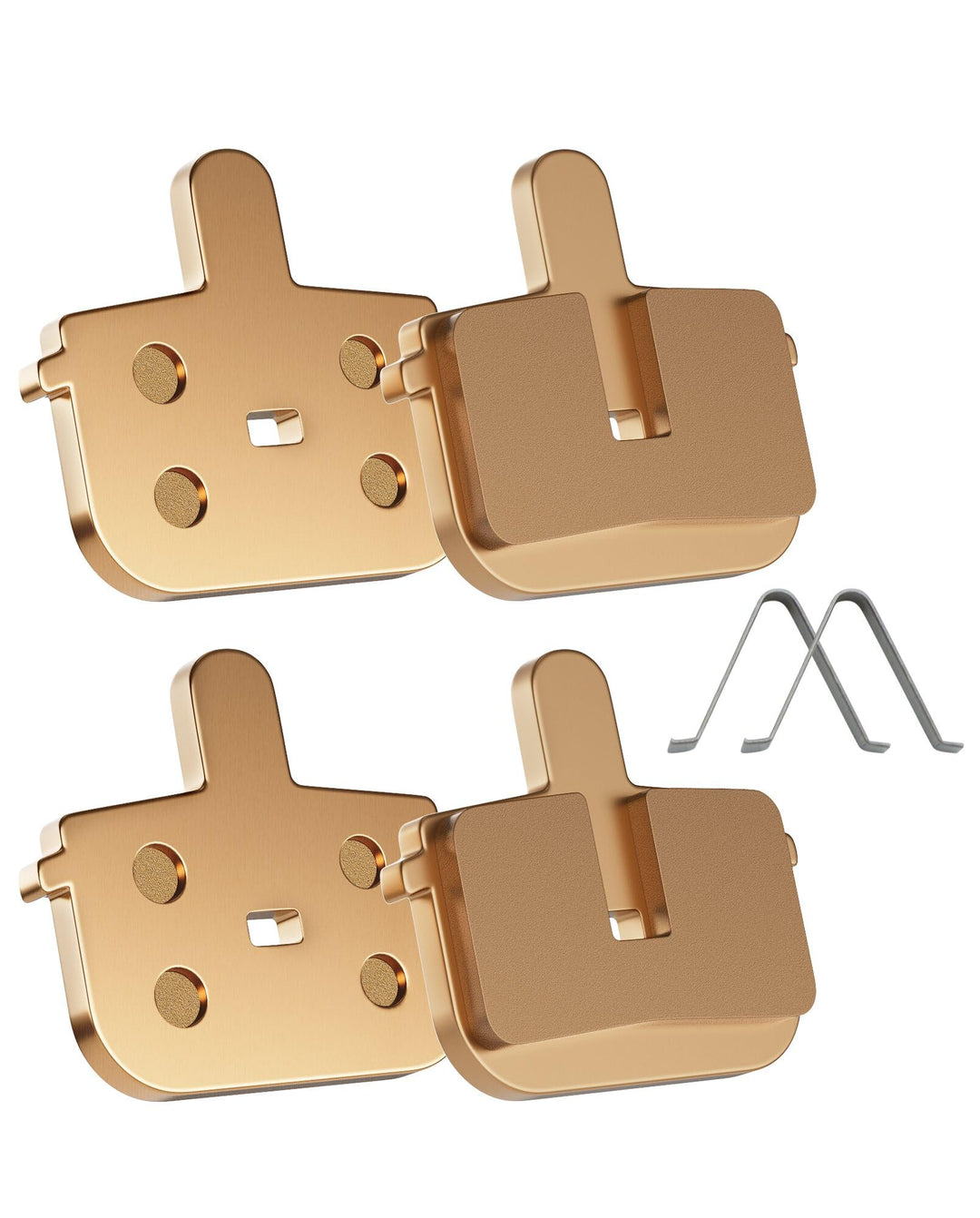 2 Paar geräuscharme Bremsbeläge, 4 mm, kompatibel mit Segway Ninebot Max G3 KickScooter, Scheibenbre