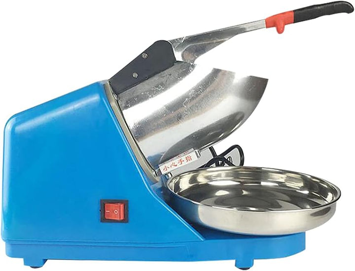 Elektrische Ice Crusher, 220V Ice Shaver Machine Elektrischer Edelstahl Eis Crusher 2200RPM Eiszerkl