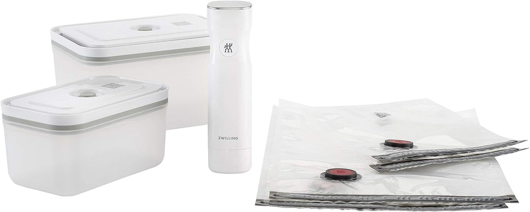 ZWILLING FRESH & SAVE VAKUUM STARTERSET, 7-TLG, KU Fresh & Save Starterset, 19 x 5 cm 7-pc Weiss, 7-