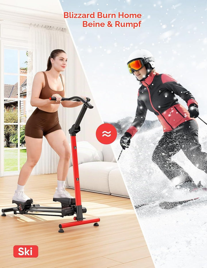 YOLEO Stair Stepper für Zuhause, Klappbarer Stepper mit 3 Trainingsmodi, Compact Folding Cardio Übun