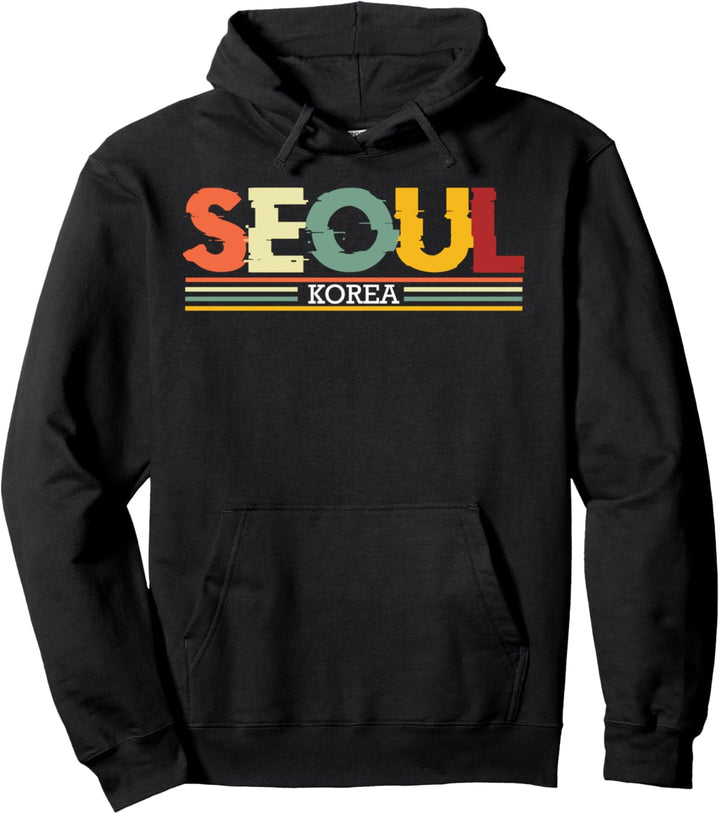 Seoul Süd-Korea Hauptstadt Koreanische Sprache Metropole Pullover Hoodie
