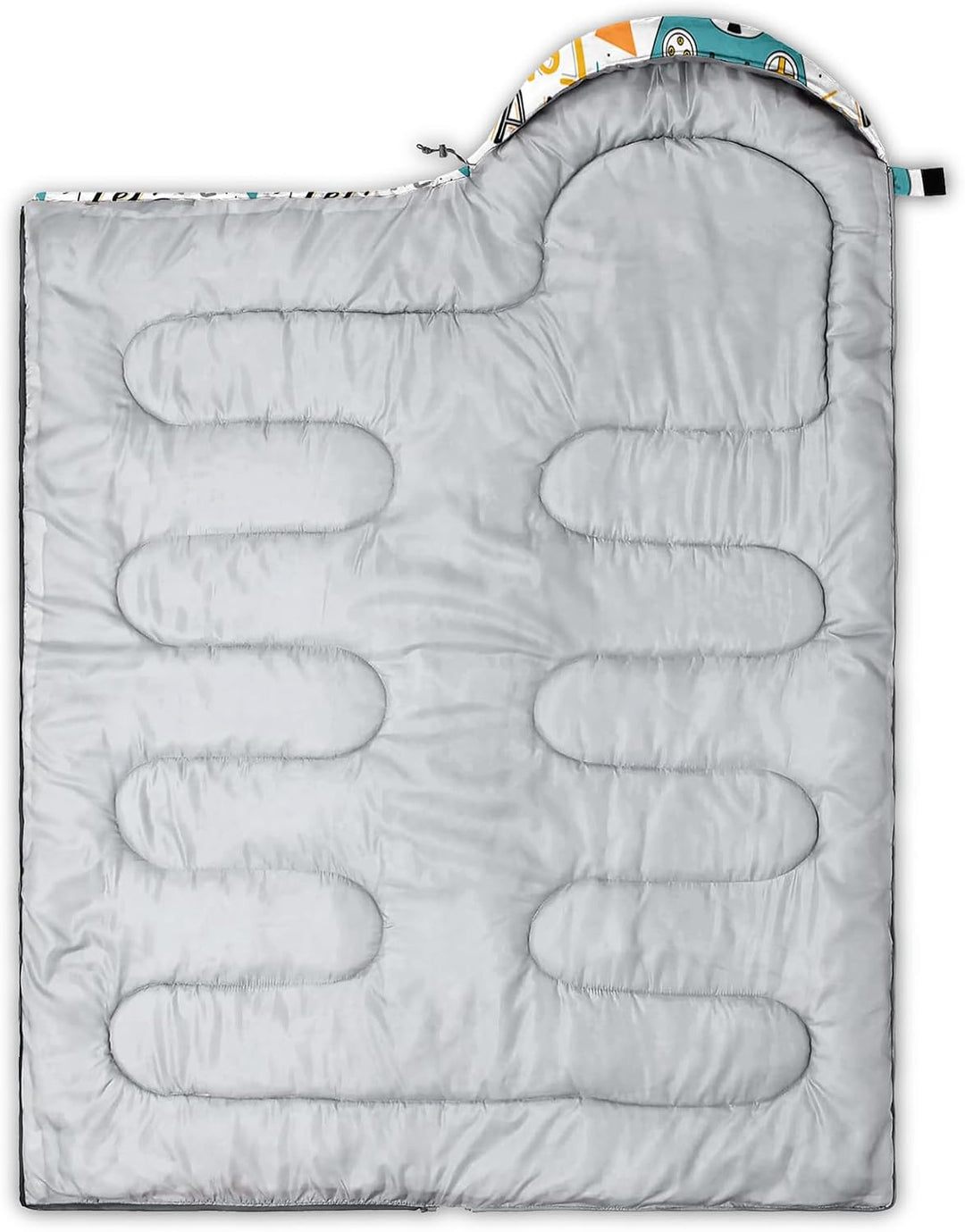 HOSIMA Schlafsack mit Fussball, für Kaltes Klima, für Erwachsene, Mädchen und Jungen, wasserdicht, f