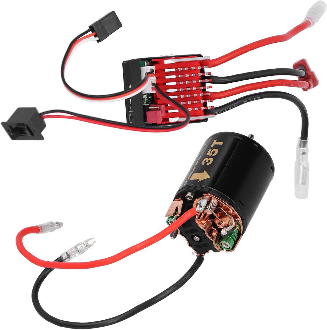 1/10 RC Motor ESC, 540 Brushed Motor 35T 45T 55T mit 360A ESC Combo, 1/10 Elektro RC High Speed Co