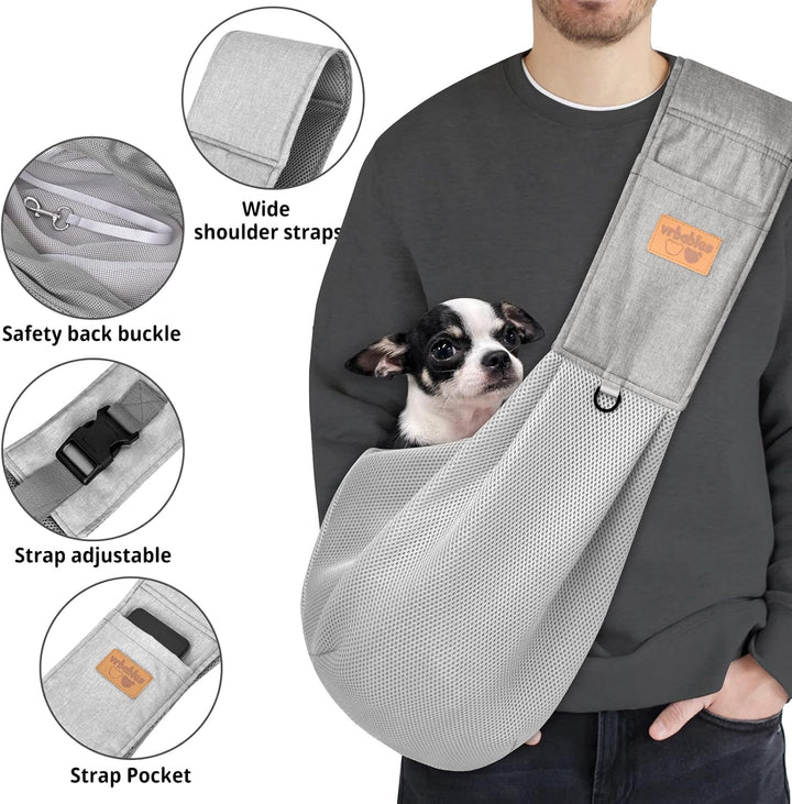 Hundetragetasche,Hundetasche für Kleine Hunde und Andere Haustiere 5kg,Hundetragetuchtragetuch Hund
