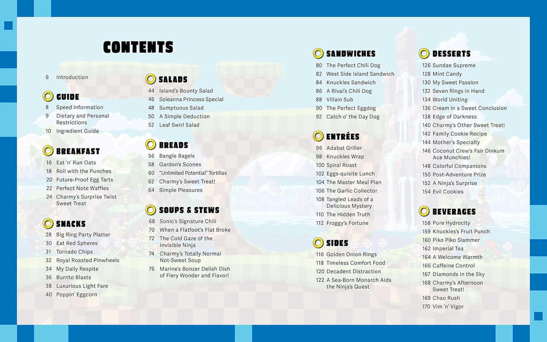 Sonic the Hedgehog: The Official Cookbook, Gebundenes Buch