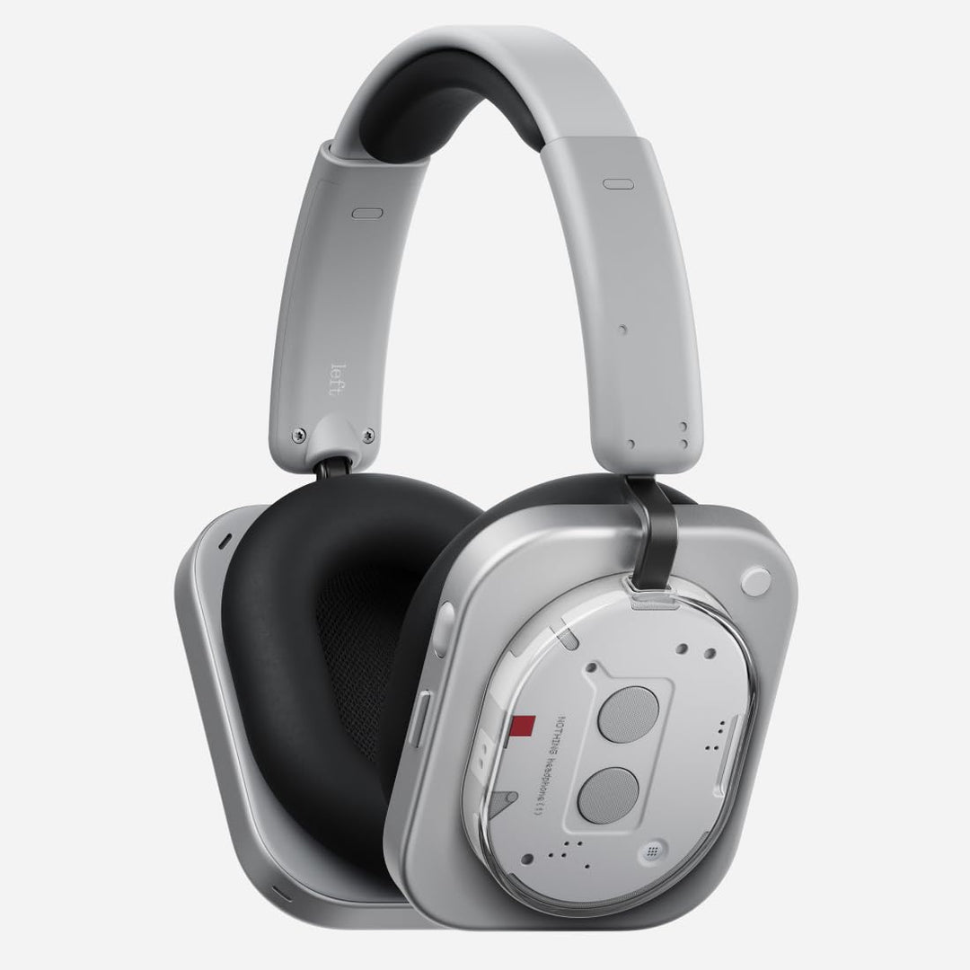 Nothing Headphone (1) Kabellose Over-Ear Kopfhörer mit ANC, bis zu 80h Akkulaufzeit, Hi-Res, Raumkla