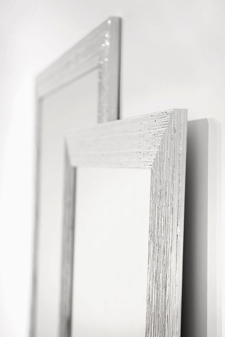 nielsen HOME Wandspiegel Chiara, Silber Weiss, ca. 50x70 cm Silver White 50 x 70 cm, Silver White 50