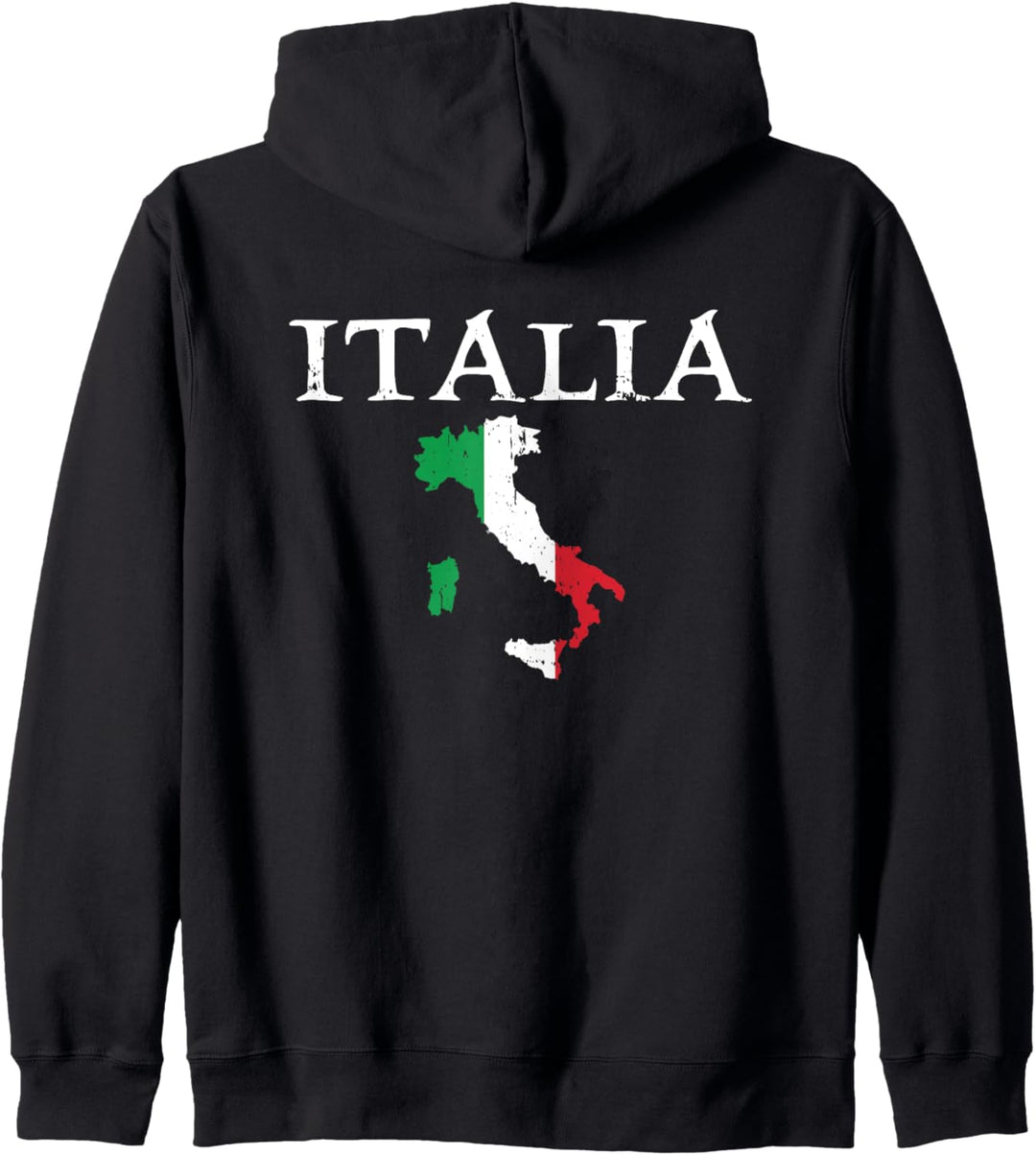 Italia Italien Stiefel Karte Kapuzenjacke