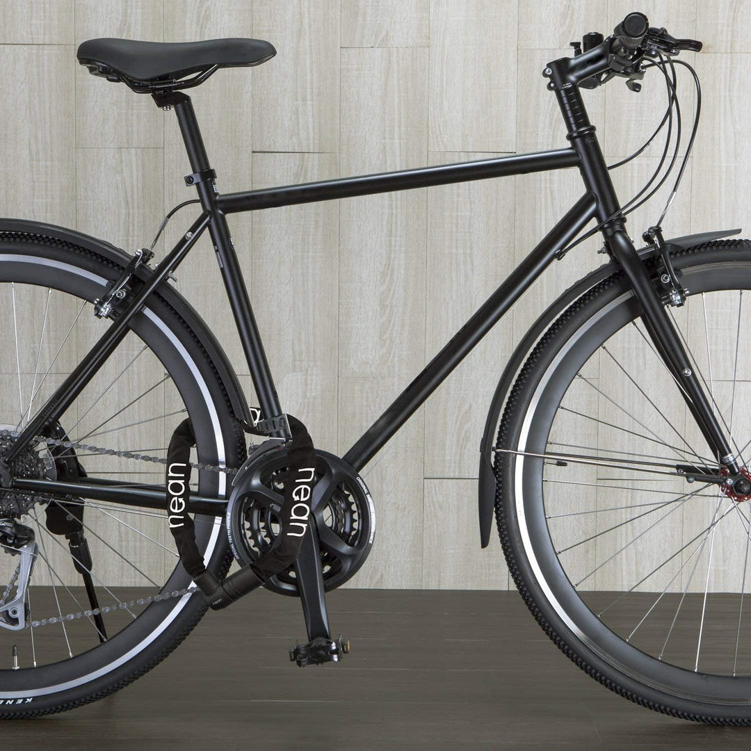 nean massives Fahrradschloss, E-Bike Kettenschloss, Motorradschloss, 2 Sicherheits-Schlüssel, hohe S