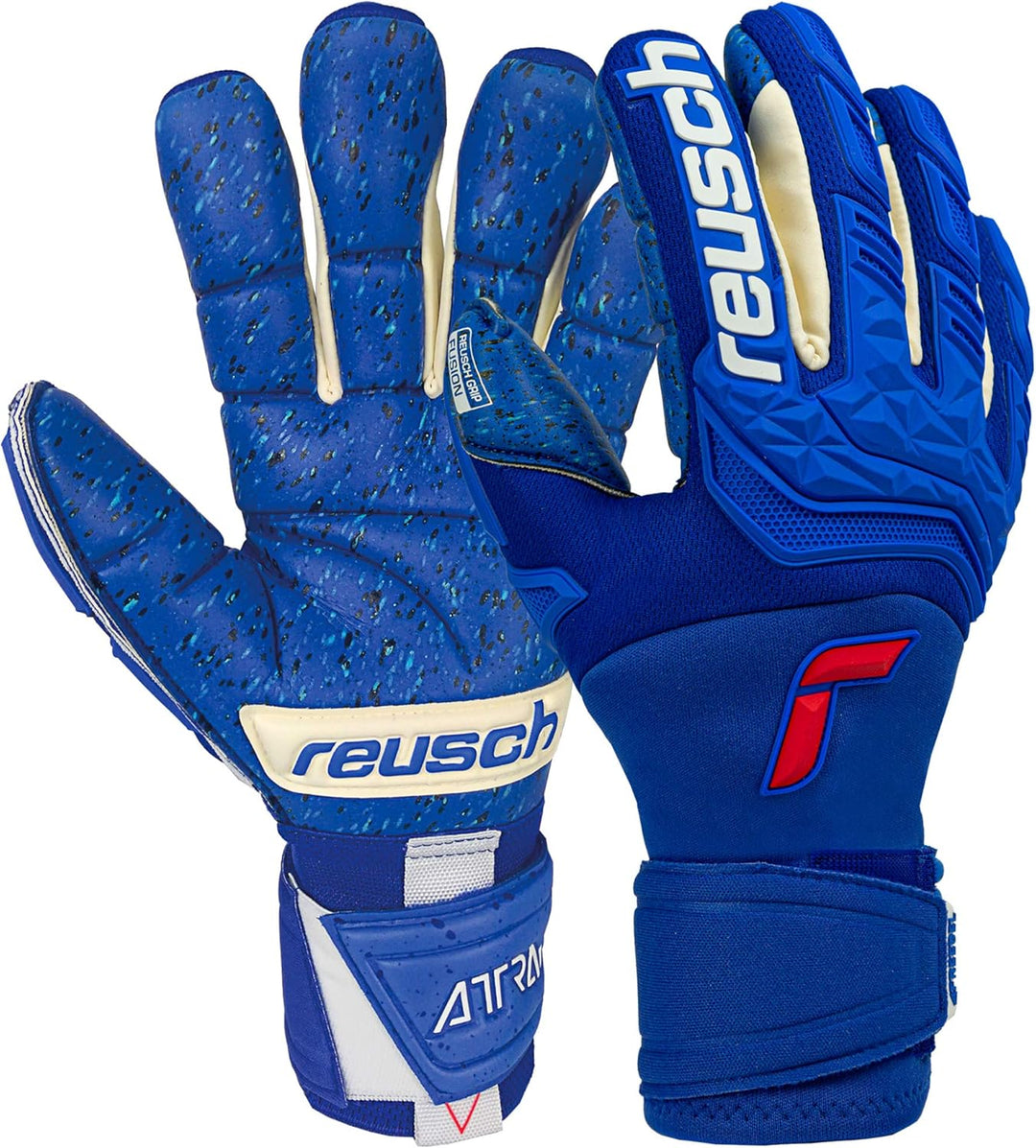 Reusch Unisex – Erwachsene Attrakt Freegel Fusion Goaliator Torwarthandschuh 8 deep blue / deep blue