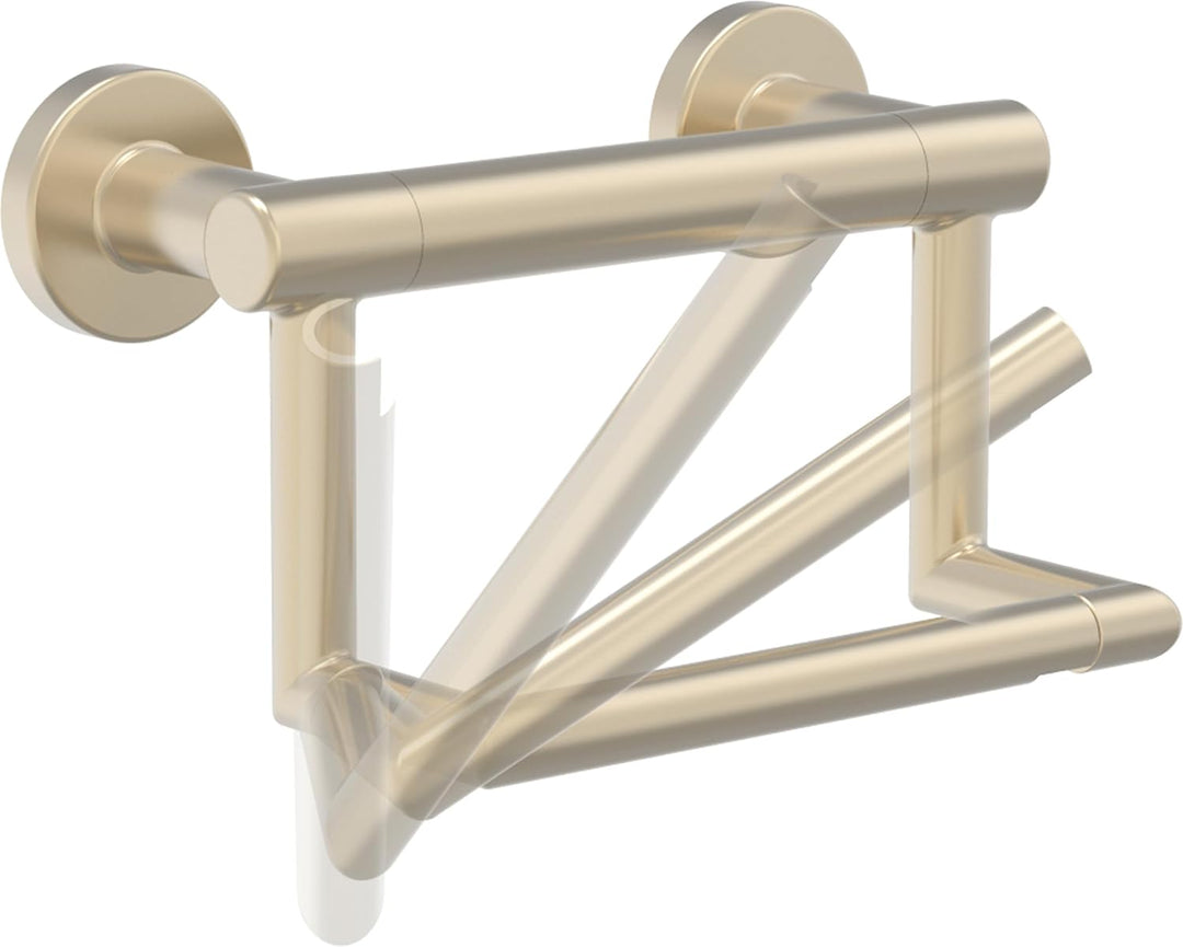 Delta Faucet 41550-CZ Moderner Taschentuchhalter/Assist-Bar, Champagnerbronzefarben Champagner Bronz