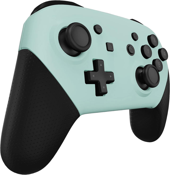 eXtremeRate Ersatz Grips Case Cover kompatibel mit Nintendo Switch Pro Controller, Custom Matt Front