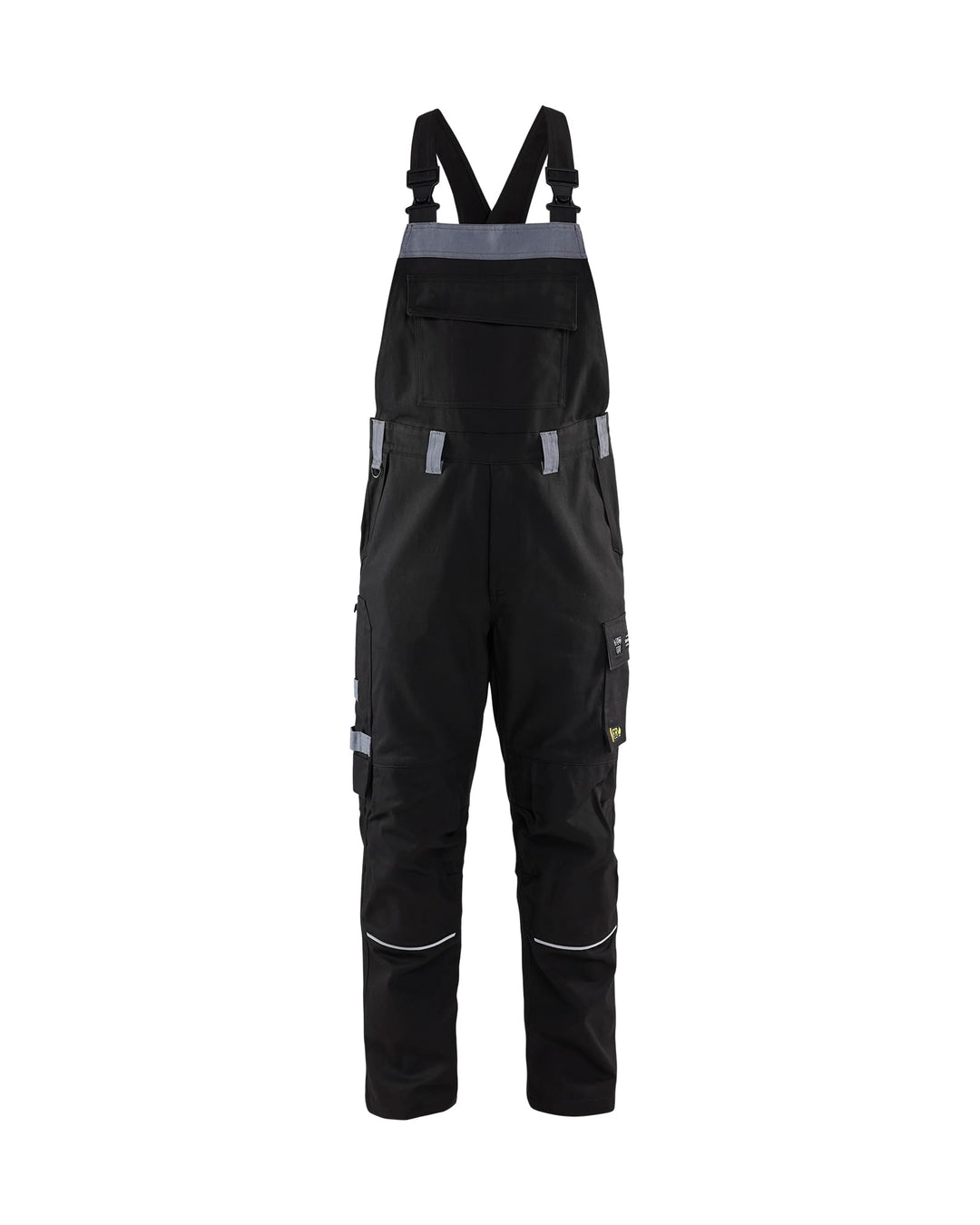 Blaklader 28611516 ANTI-FLAMMEN-LATZHOSE, Schwarz/ Grau, grootte D124, D124