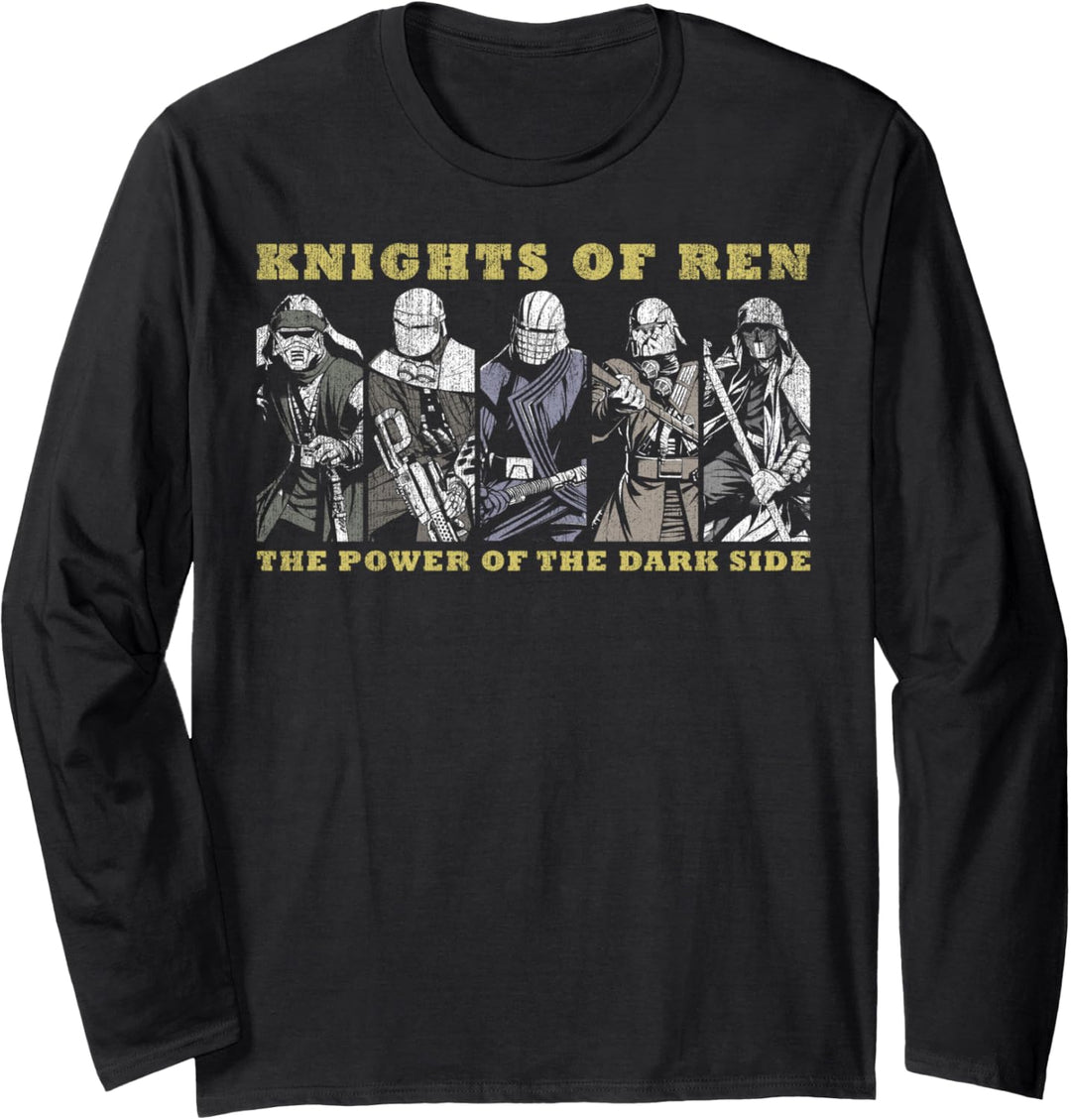 Star Wars: The Rise Of Skywalker Knights Of Ren Panels Langarmshirt