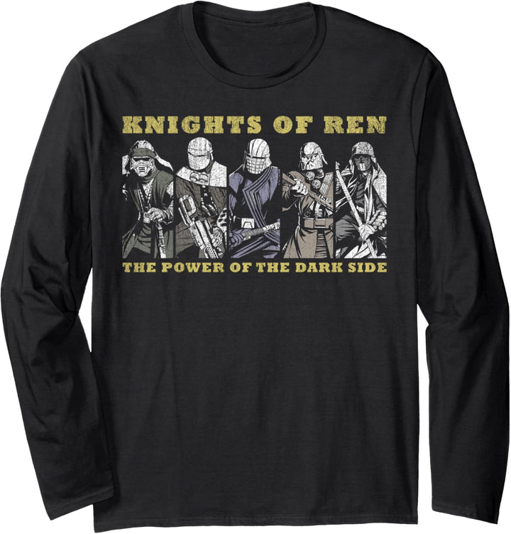 Star Wars: The Rise Of Skywalker Knights Of Ren Panels Langarmshirt