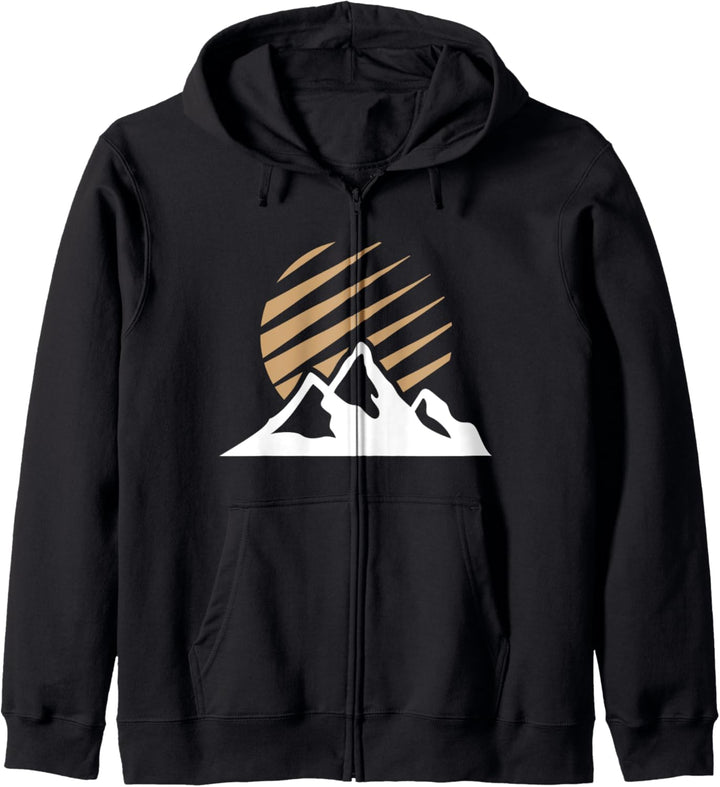 Berg & Sonne - Design Kapuzenjacke