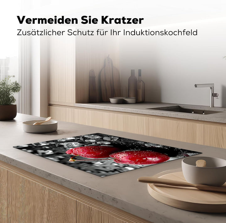 KitchenYeah© Herdabdeckplatte 75x52 cm Einteilig Herdabdeckung Abdeckplatte für Ceranfeld Abdeckung