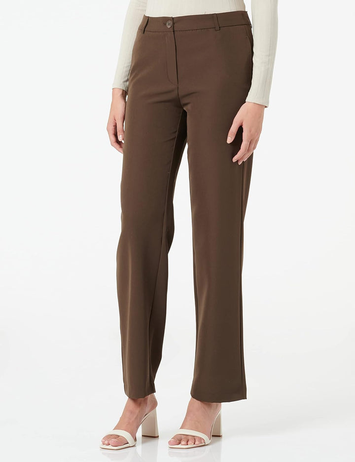 ONLY Damen Onllana-Berry Mid Straight Pant TLR Hose 40 Delicioso, 40 Delicioso