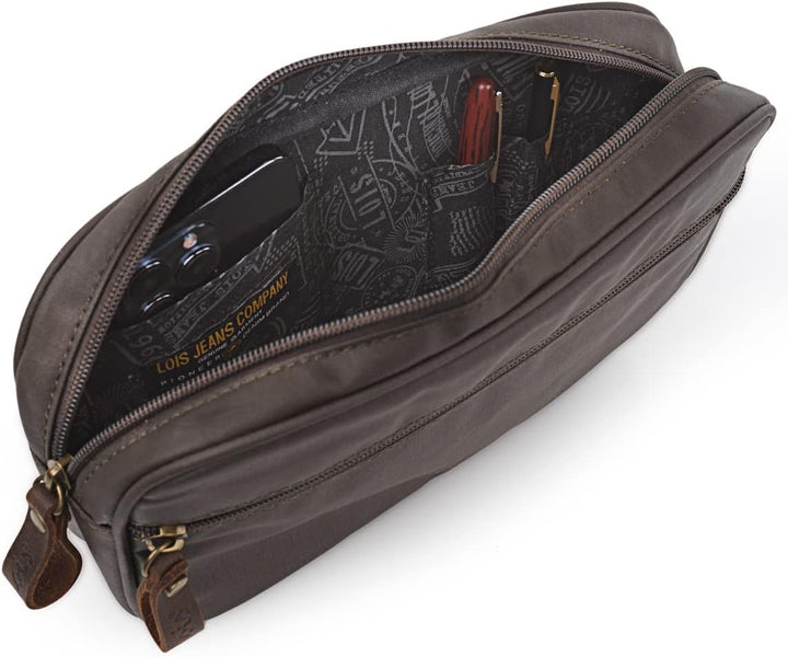Lois - Umhängetasche Herren - Moderne Herren Handtaschen und Lederhandgelenktasche Herren - Stilvoll