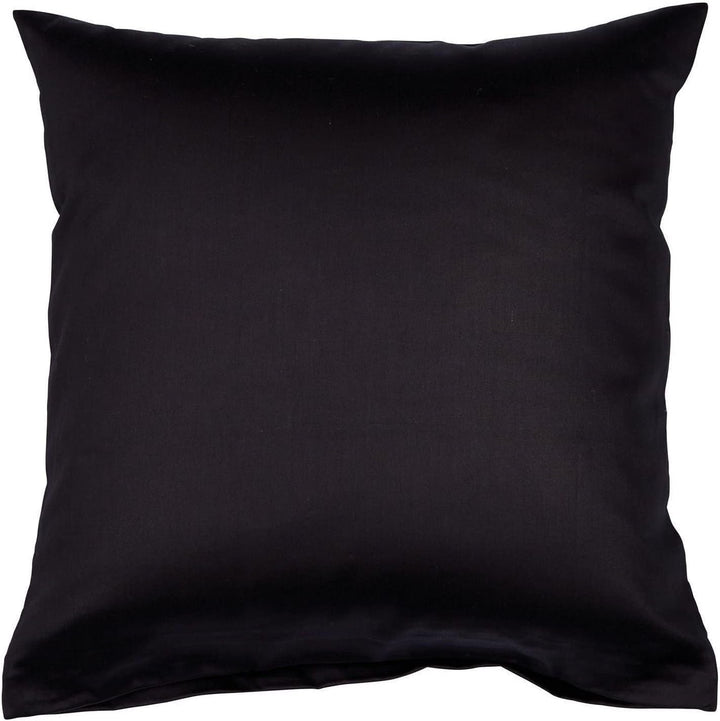 Janine Mako Satin Bettwäsche Uni Colors 155 x 200 cm schwarz 155 cm x 200 cm Schwarz, 155 cm x 200 c