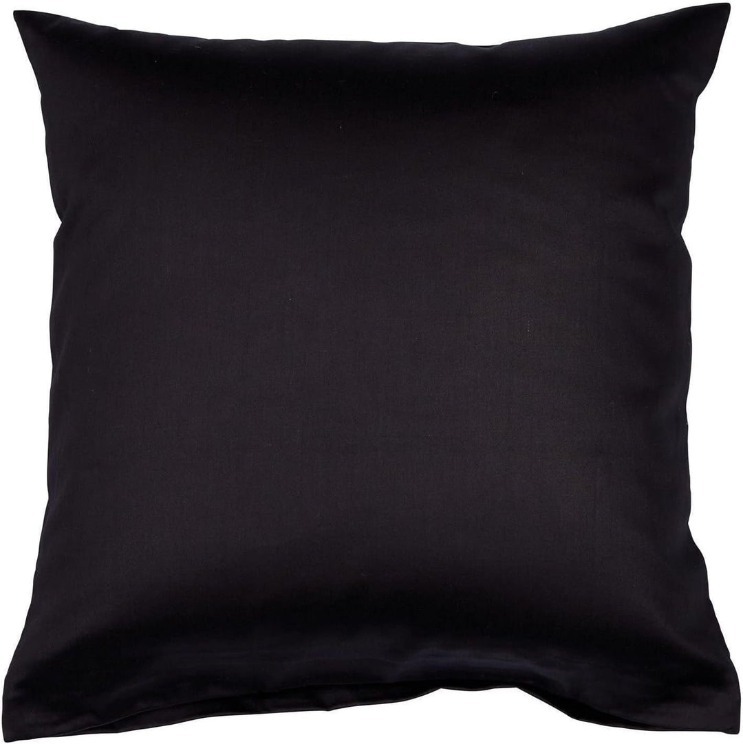 Janine Mako Satin Bettwäsche Uni Colors 135 x 200 cm schwarz 135 cm x 200 cm Schwarz, 135 cm x 200 c