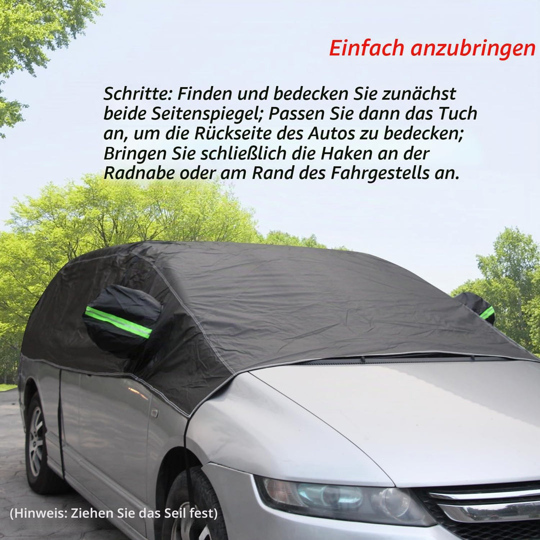 BEXITA Halbgarage Auto Winter Abdeckplane Wasserdichte Outdoor Auto Autoabdeckung Halbe Autoplane Ve