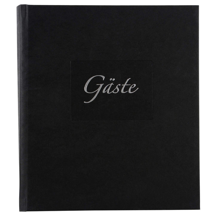 goldbuch 48045 Gästebuch mit Lesezeichen Seda, 23 x 25 cm, Hochzeitsgästebuch mit 176 weisse Blankos